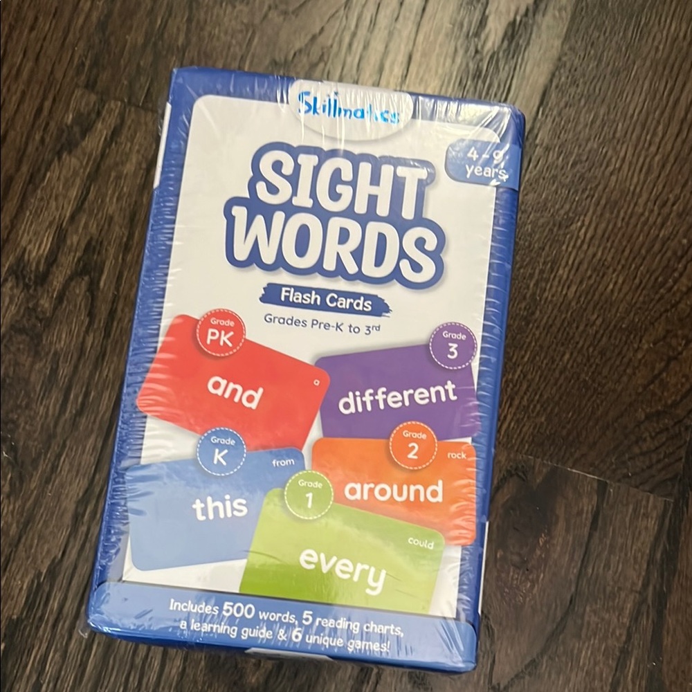 Sight Words Flash Cards Pre-K to 3rd grade